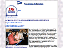 Tablet Screenshot of apn.aquinicaragua.com